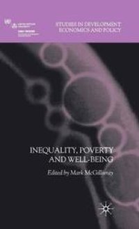 cover of the book Inequality, Poverty and Well-being