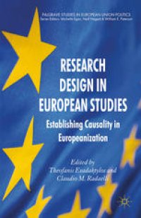 cover of the book Research Design in European Studies: Establishing Causality in Europeanization