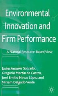 cover of the book Environmental Innovation and Firm Performance: A Natural Resource-Based View
