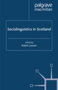 cover of the book Sociolinguistics in Scotland