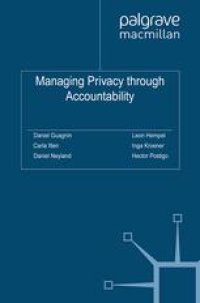 cover of the book Managing Privacy through Accountability