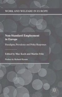 cover of the book Non-Standard Employment in Europe: Paradigms, Prevalence and Policy Responses