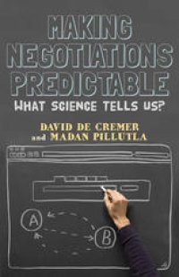 cover of the book Making Negotiations Predictable: What Science Tells Us?