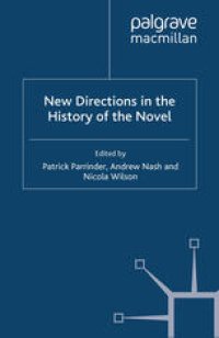 cover of the book New Directions in the History of the Novel