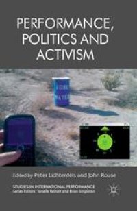 cover of the book Performance, Politics and Activism