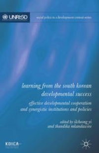 cover of the book Learning from the South Korean Developmental Success: Effective Developmental Cooperation and Synergistic Institutions and Policies