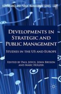 cover of the book Developments in Strategic and Public Management: Studies in the US and Europe