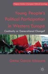 cover of the book Young People’s Political Participation in Western Europe: Continuity or Generational Change?