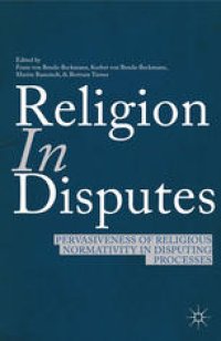 cover of the book Religion in Disputes: Pervasiveness of Religious Normativity in Disputing Processes