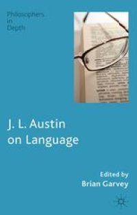 cover of the book J.L. Austin on Language