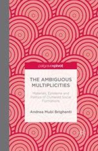 cover of the book The Ambiguous Multiplicities: Materials, Episteme and Politics of Cluttered Social Formations