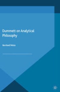 cover of the book Dummett on Analytical Philosophy