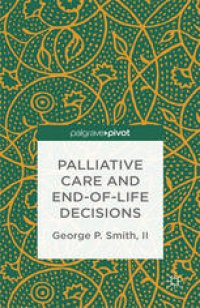 cover of the book Palliative Care and End-of-Life Decisions