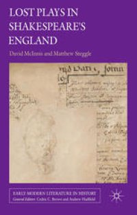 cover of the book Lost Plays in Shakespeare’s England