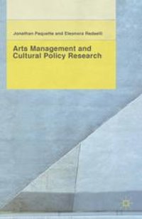 cover of the book Arts Management and Cultural Policy Research