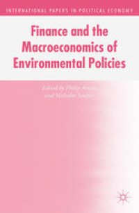 cover of the book Finance and the Macroeconomics of Environmental Policies