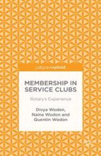 cover of the book Membership in Service Clubs: Rotary’s Experience