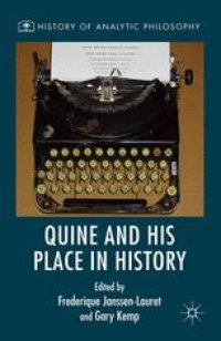 cover of the book Quine and His Place in History