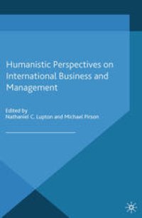 cover of the book Humanistic Perspectives on International Business and Management