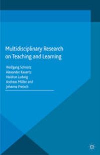 cover of the book Multidisciplinary Research on Teaching and Learning