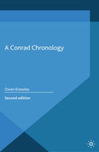 cover of the book A Conrad Chronology