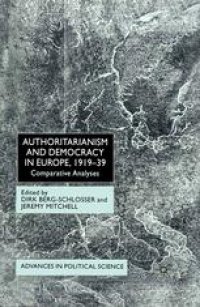 cover of the book Authoritarianism and Democracy in Europe, 1919–39: Comparative Analyses