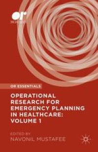 cover of the book Operational Research for Emergency Planning in Healthcare: Volume 1