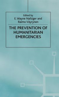 cover of the book The Prevention of Humanitarian Emergencies