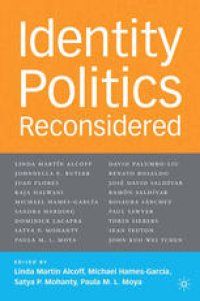 cover of the book Identity Politics Reconsidered