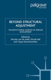 cover of the book Beyond Structural Adjustment The Institutional Context of African Development