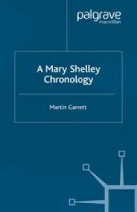 cover of the book A Mary Shelley Chronology