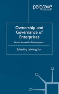 cover of the book Ownership and Governance of Enterprises: Recent Innovative Developments