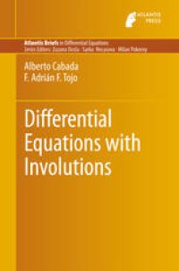 cover of the book Differential Equations with Involutions