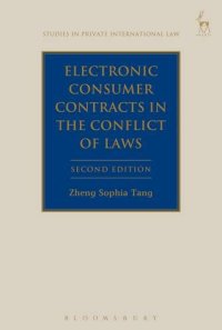 cover of the book Electronic Consumer Contracts in the Conflict of Laws