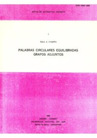 cover of the book Palabras circulares equilibradas. Grafos adjuntos.