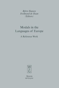 cover of the book Modals in the Languages of Europe: A Reference Work