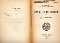 cover of the book Étendue et psychologie chez Malebranche