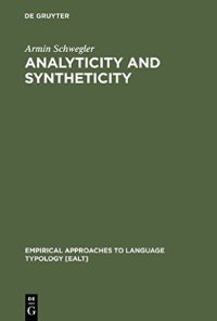 cover of the book Analyticity and Syntheticity: A Diachronic Perspective With Special Reference to Romance Languages