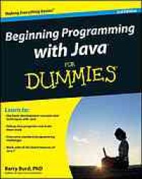 cover of the book Beginning programming with Java for dummies