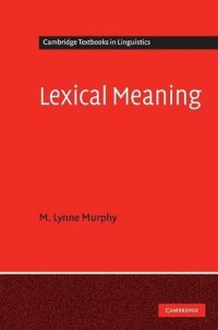 cover of the book Lexical Meaning