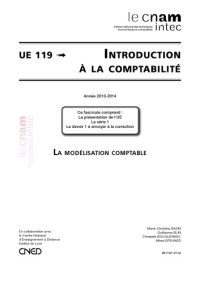 cover of the book UE 119 Introduction à la comptabilité 119 Série 1