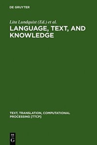 cover of the book Language, Text, and Knowledge: Mental Models of Expert Communication