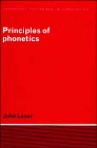 cover of the book Principles of Phonetics