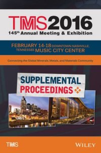 cover of the book Tms 2016 Supplemental Proceedings