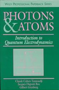 cover of the book Photons and atoms : introduction to quantum electrodynamics