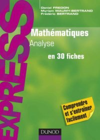 cover of the book Mathématiques : analyse en 30 fiches