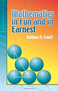 cover of the book Mathematics in fun and in earnest