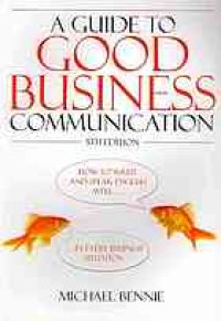 cover of the book A guide to good business communication