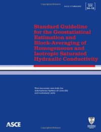 cover of the book Standard guideline for the geostatistical estimation and block-averaging of homogeneous and isotropic saturated hydraulic conductivity