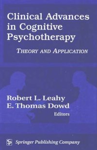 cover of the book Clinical advances in cognitive psychotherapy : theory and application